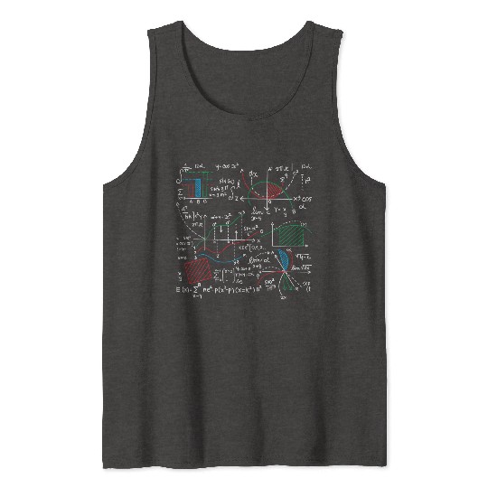 Mathematical Equations Math Lover Tank Tops