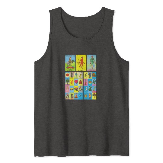 Loteria Mexican Tank Tops