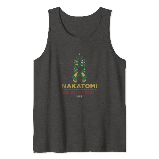 Die Hard Nakatomi Christmas Party 1988 Tank Tops