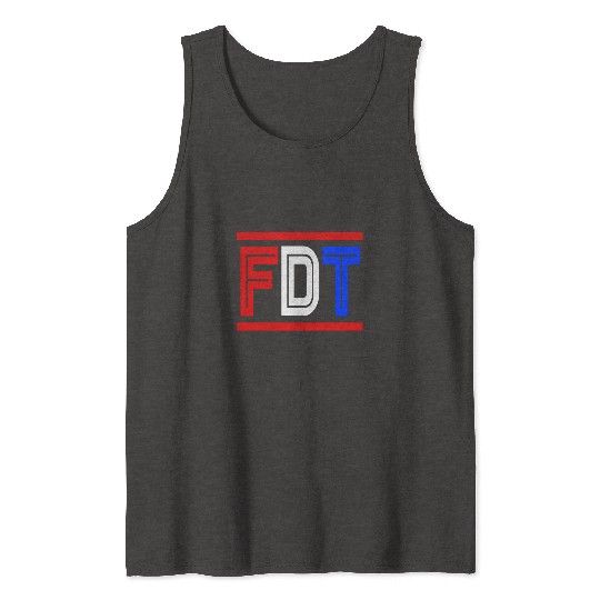 Biden Kamala Funny Anti Trump FDT Donald Trump Tank Tops