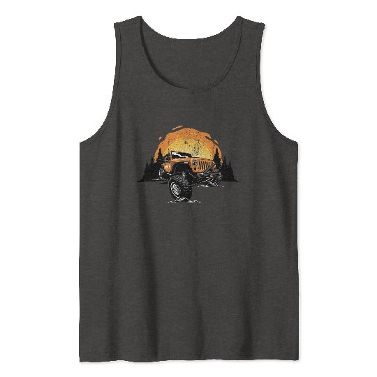 Jeep adventure Tank Tops