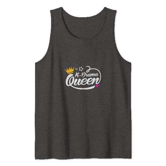 Kdrama Lover Korean Drama Fan Queen Mom Daughter Tank Tops