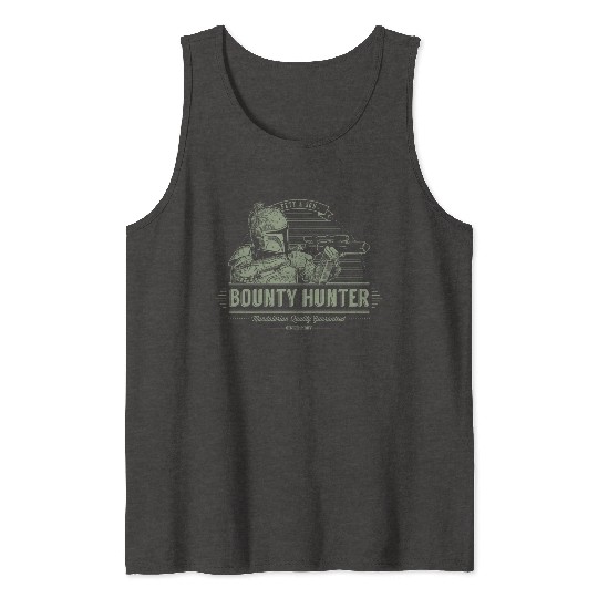 Boba Fett and son Bounty hunter Tank Tops