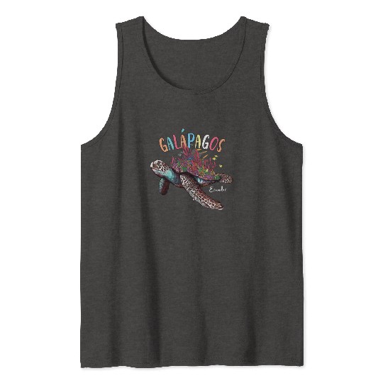 Coral Reef Islas Galapagos Islands Ecuador Tank Tops