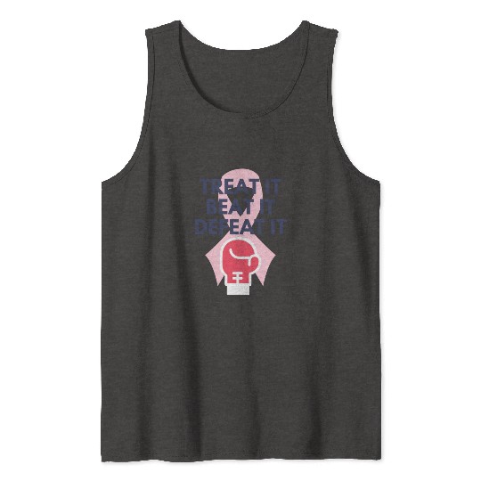 Stronger Than Cancer Beat The Cancer Tank Tops