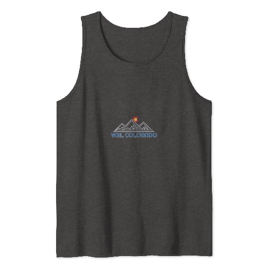 Vail Colorado Rocky Mountain Tank Tops