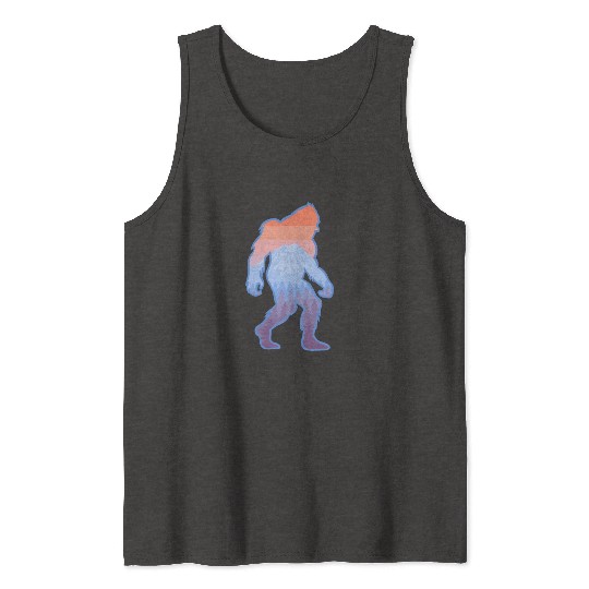 Mt Rainier Bigfoot Sasquatch Tank Tops