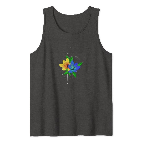 Lily flowers planting garden Tank Tops