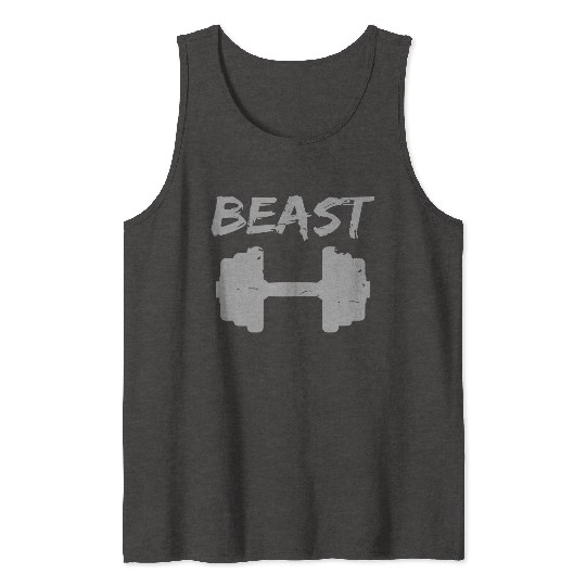 Beast Gym Logo Tank Tops