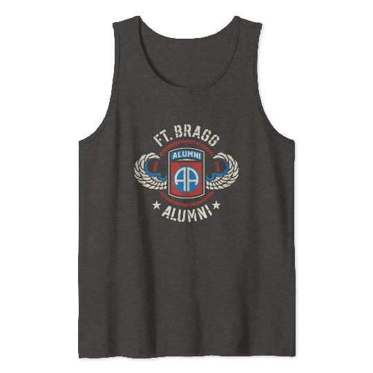 Ft Bragg Alumni Us Army 82Nd Airborne Division Par Tank Tops