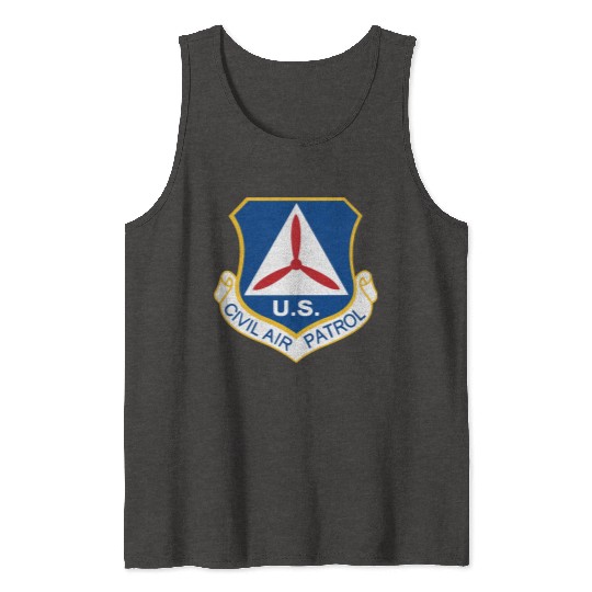 Civil Air Patrol Logo Air Force Cap Military Veter Tank Tops