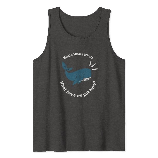 Whale funny whale Tank Tops