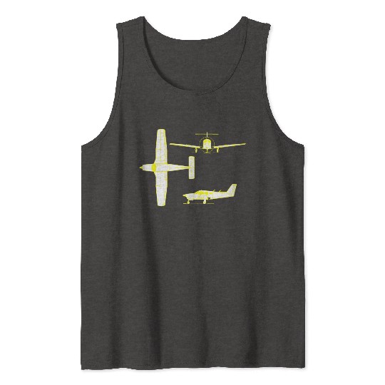 Piper PA 32 260 6 Cherokee Six Tank Tops