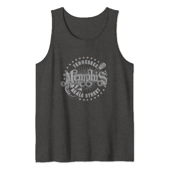 Memphis Tennessee Beale Street Tank Tops