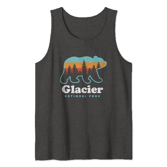 Glacier National Park Tank Tops