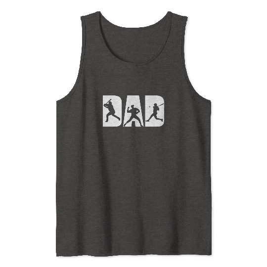 Baseball Dad and Son Matching Tank Tops