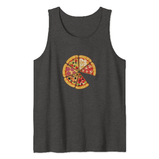 Pizza and Slice Dad and Son Matching Tank Tops