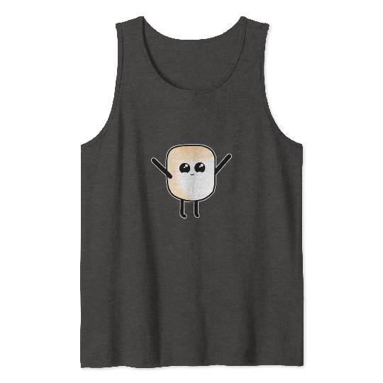 Marshmallow Marshmallows Sweet Candy Kids Tank Tops