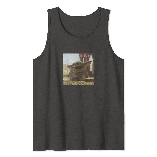 Star Wars The Mandalorian The Child Cute Scene Tank Tops