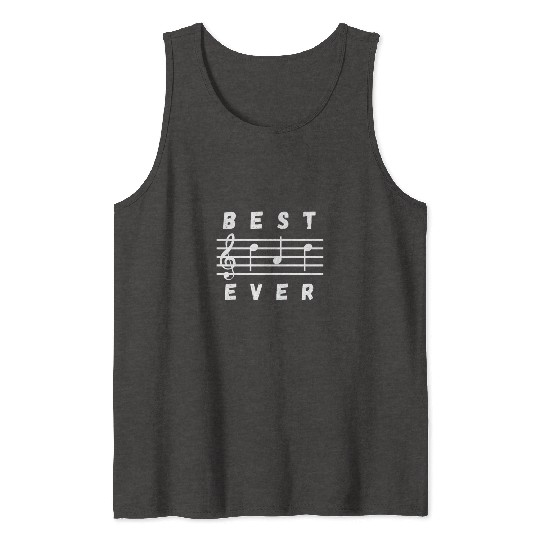 Best Dad Ever music nout Tank Tops