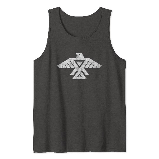 Native American Owl Symbol Tank Tops