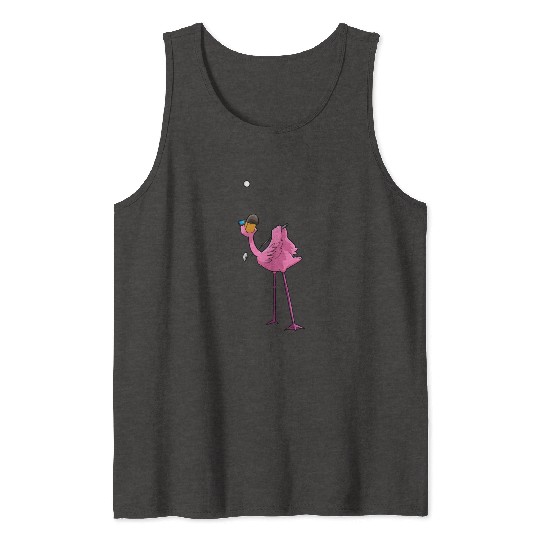 Flamingo Golf Golfing Tank Tops