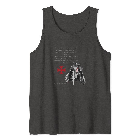 Knights Templar Glory Of God Gifts Tank Tops