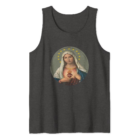 Virgin mary madonna maria ave maria catholic bibel Tank Tops