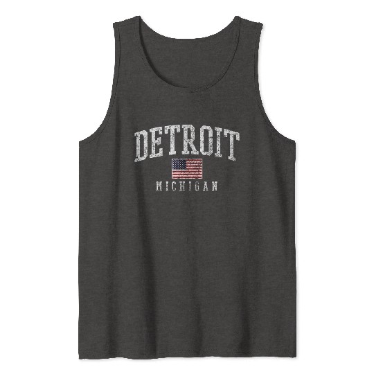 Detroit Motor City Tank Tops