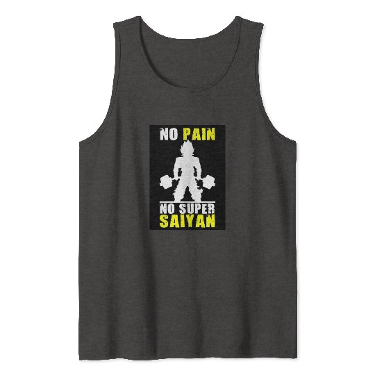 Anime Gym demon Tank Tops