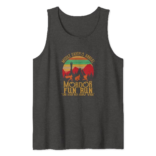 Mordor Fun Run One läuft nicht einfach Vintage Tank Tops