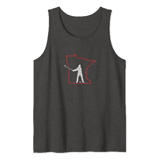Unique Minnesota Golf Tank Tops, Minnesota Golfer Shir