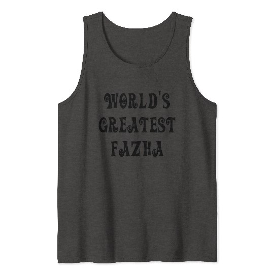 World'S Greatest Fazha Austin Powers Parody Father Tank Tops