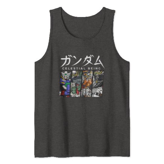 GUNDAM 00 Celestial Being Tank Tops
