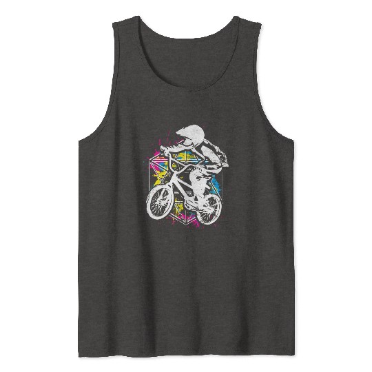 Bmx Bike Racer | Bmx Bicycle | Bmx Cyclist Tank Tops