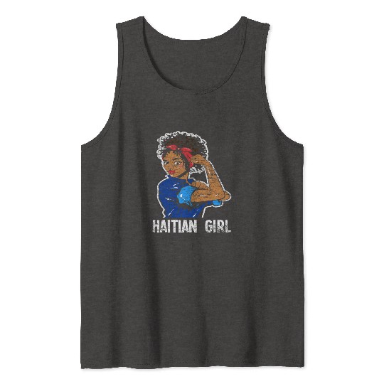 Haiti Girl Caribbean Tank Tops