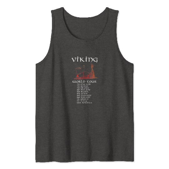 Viking World Tour Valiant Viking Warriors Tank Tops