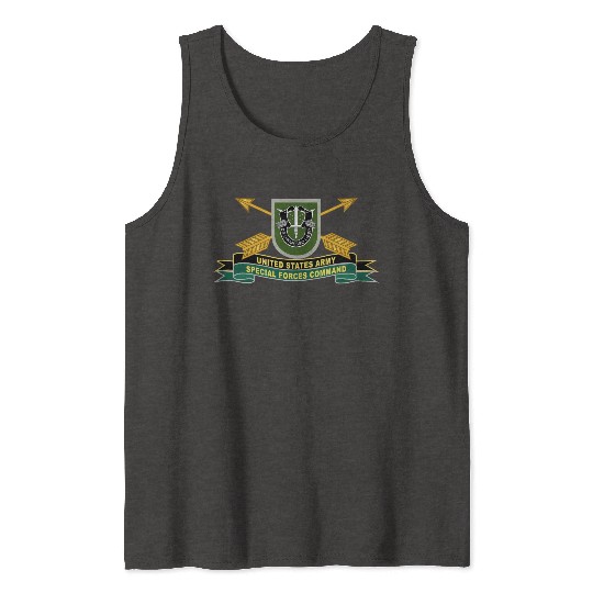 Army US Army Special Forces Command Flash Tank Tops