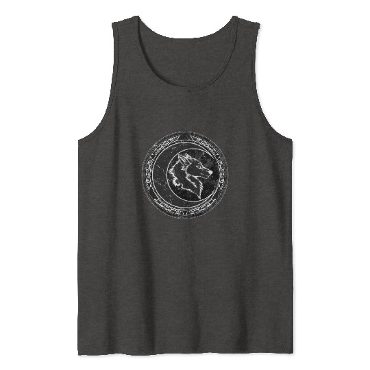 Wolf Moon Tank Tops