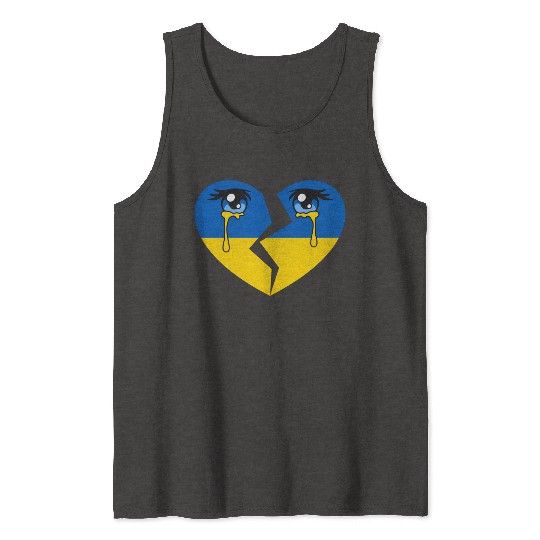 Tears For Ukraine Stand With Ukraine Tank Tops
