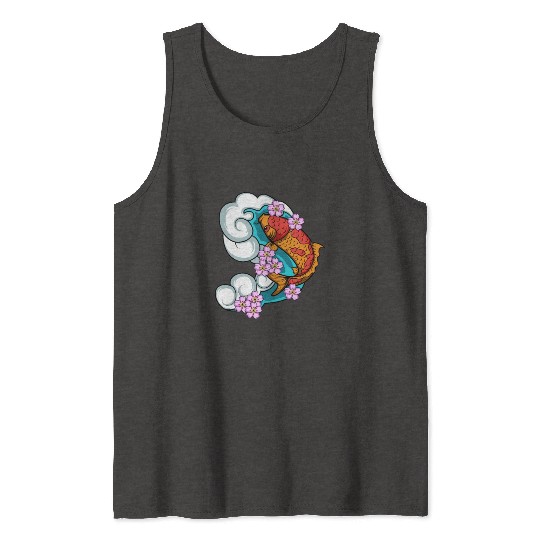 Cherry Blossom Aquarist Gift Tank Tops