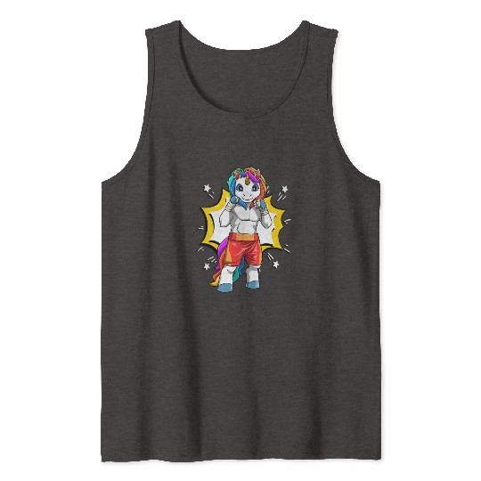 Unicorn Karate Taekwondo MMA Judo Tank Tops