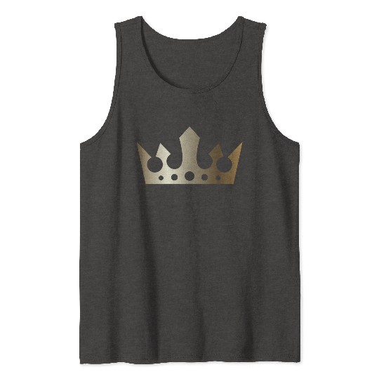 VIP golden crown king gold vector image monarch Tank Tops