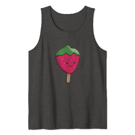 IceCream Strawberry Tank Tops