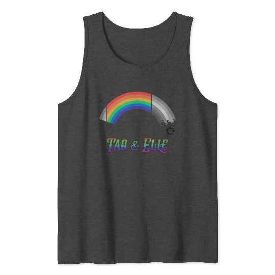 Heartstopper Rainbow LBGTQIA+ Tao and Elle Tank Tops