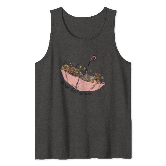 Stronger than the storm sublimation Tank Tops