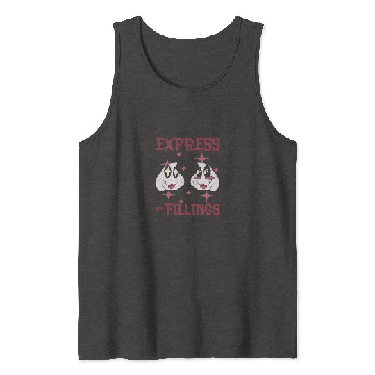 Dim Sums Filling Asian Food Chinese Food Fan Tank Tops