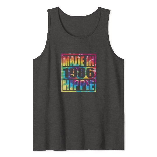 Hippie Birthday 1986 Tank Tops