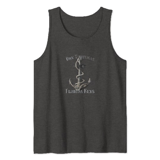 Dry Tortugas Florida Keys Vacation Nautical Anchor Tank Tops