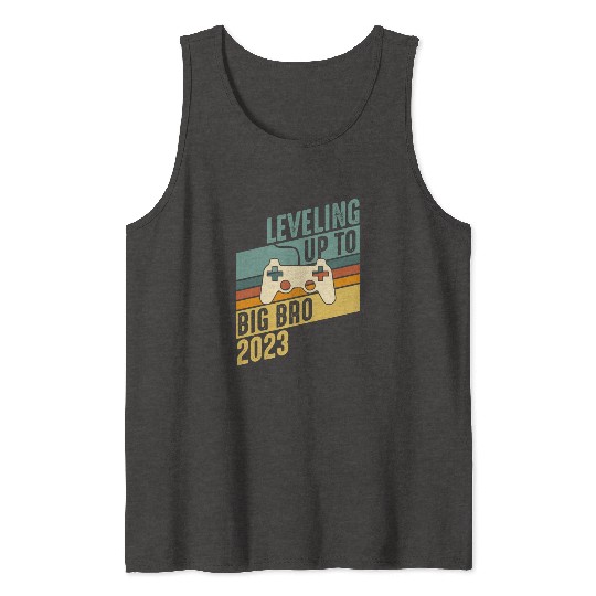 Level up Big Brother 2023 Baby Gamer Boy Baby Tank Tops
